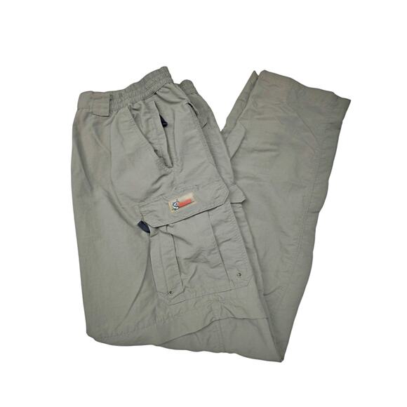 Buzz Off Insect Shield Repellent Men's LARGE Convertible Cargo Hiking Pants - Picture 1 of 8